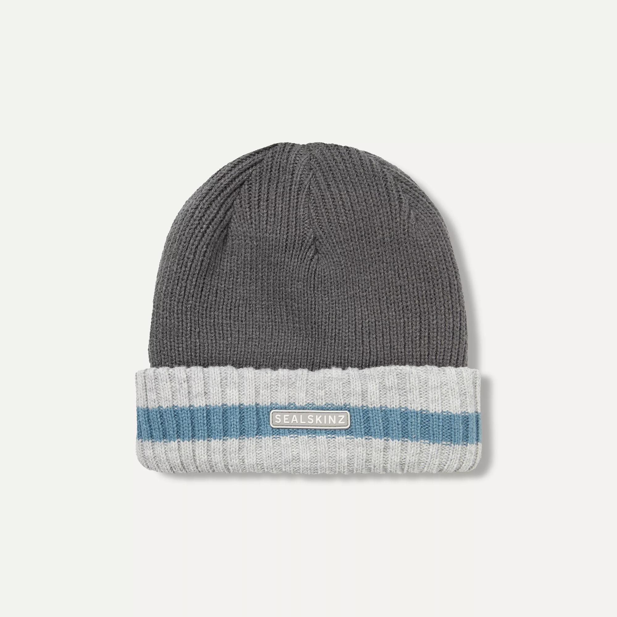 Holkham - Waterproof Cold Weather Striped Roll Cuff Beanie – Sealskinz