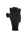 Windproof Cold Weather Convertible Mitt - Size: S, M, L, XL, XXL - Color: Olive Green / Black